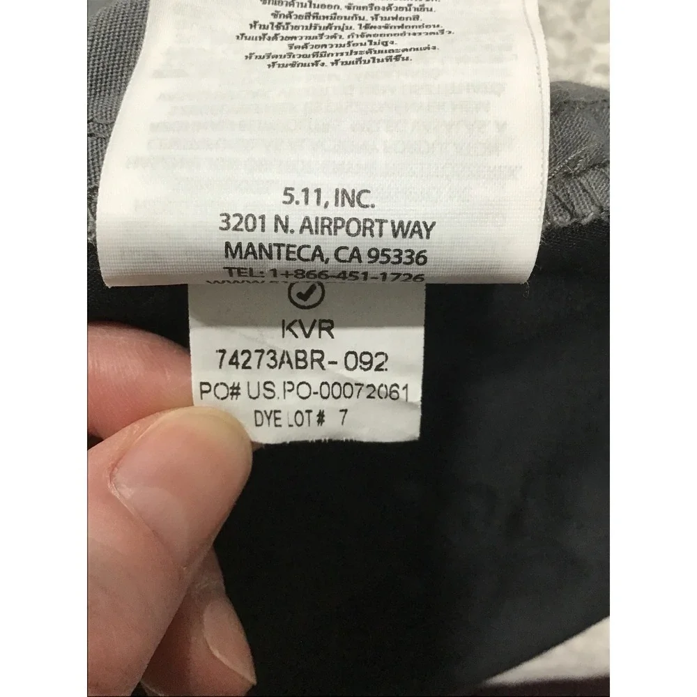 5.11 Tactical Men's Taclite Pro Ripstop Cargo Pants Gray 38x32 Utility‎ Gorpcore